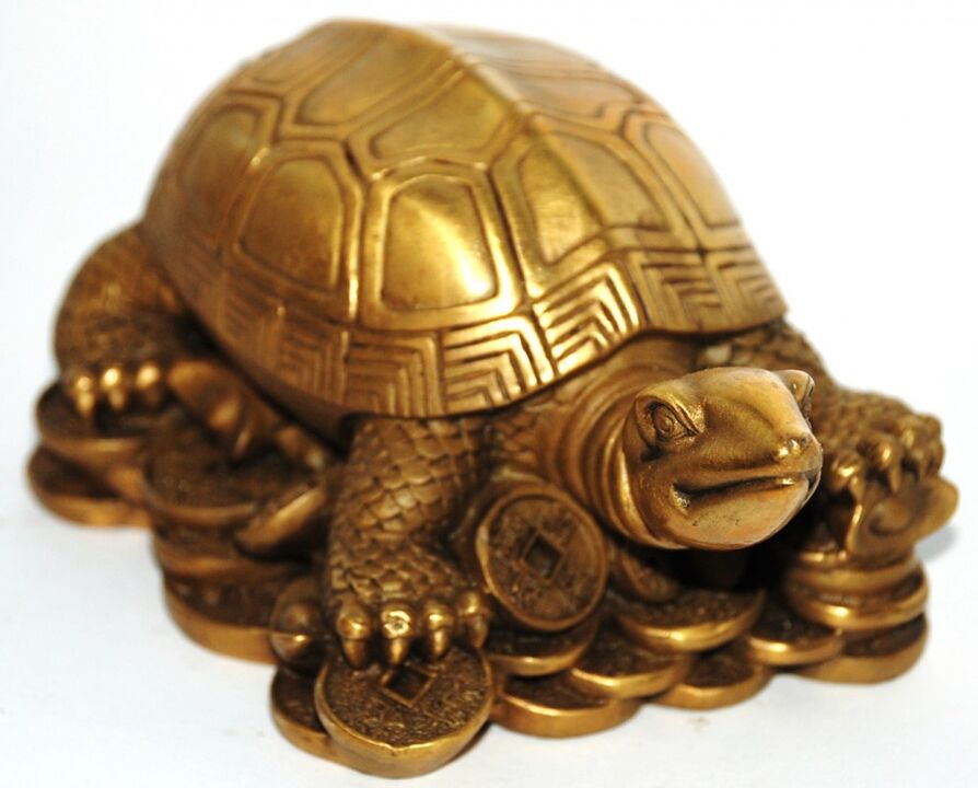 turtle mascot of wealth and luck