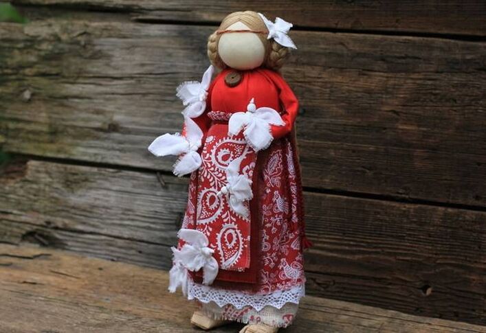 Slavic doll Bird-joy, attracting well-being in the house